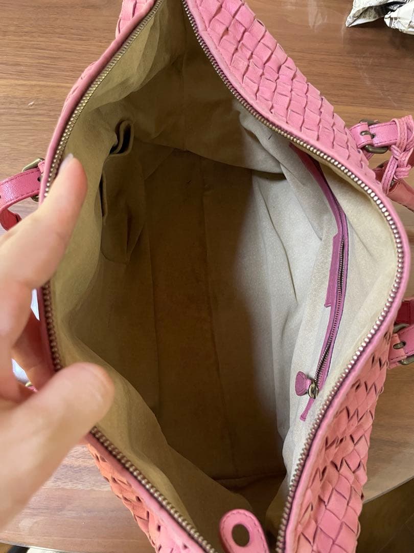 BOTTEGA VENETA 編み込みレザーバッグ　最終値下げ！！