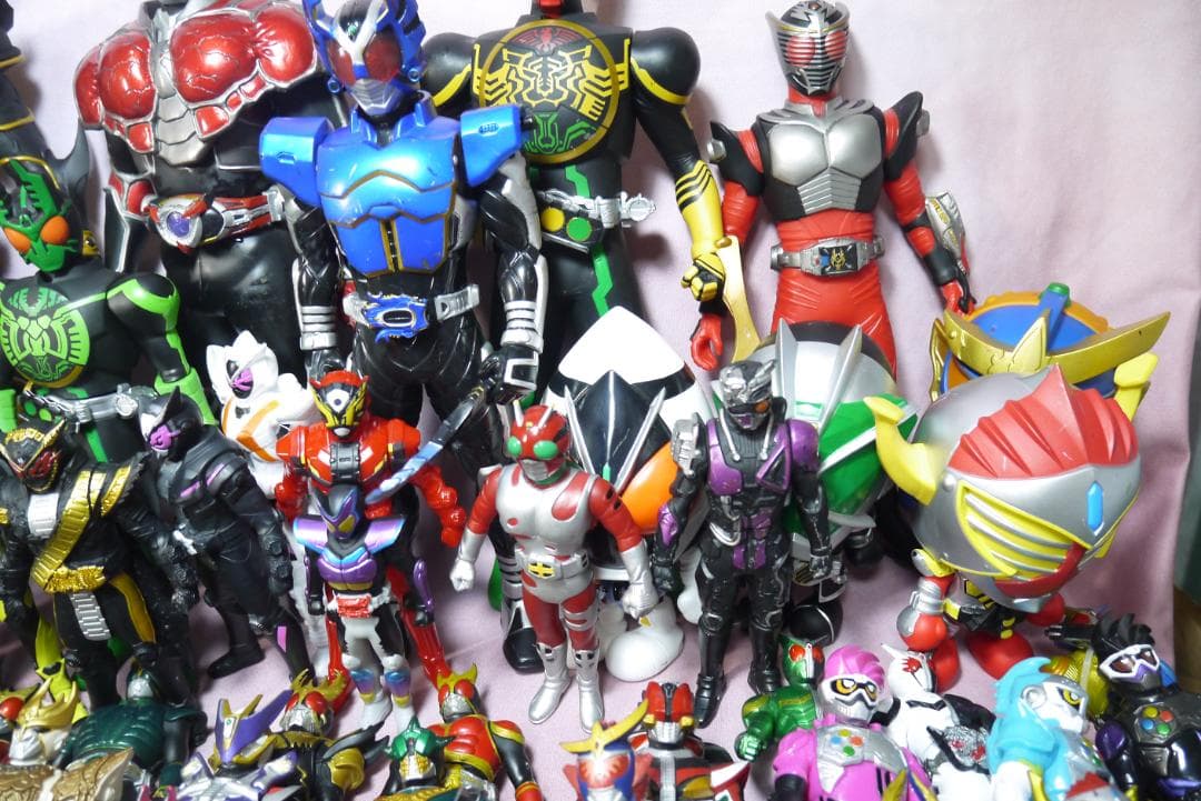 ライダーヒーローシリーズ　ビッグサイズソフビフィギュア　128体セット