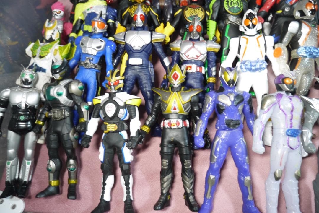 ライダーヒーローシリーズ　ビッグサイズソフビフィギュア　128体セット