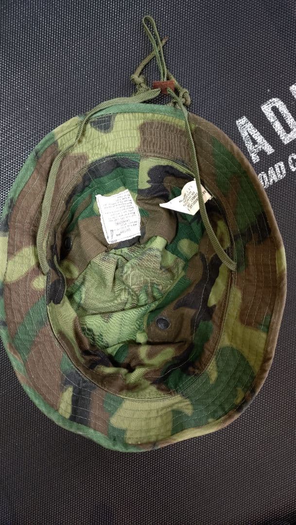 米軍 ベトナム戦争 ERDLグリーンリーフ迷彩 トロピカルハット 7 3/8