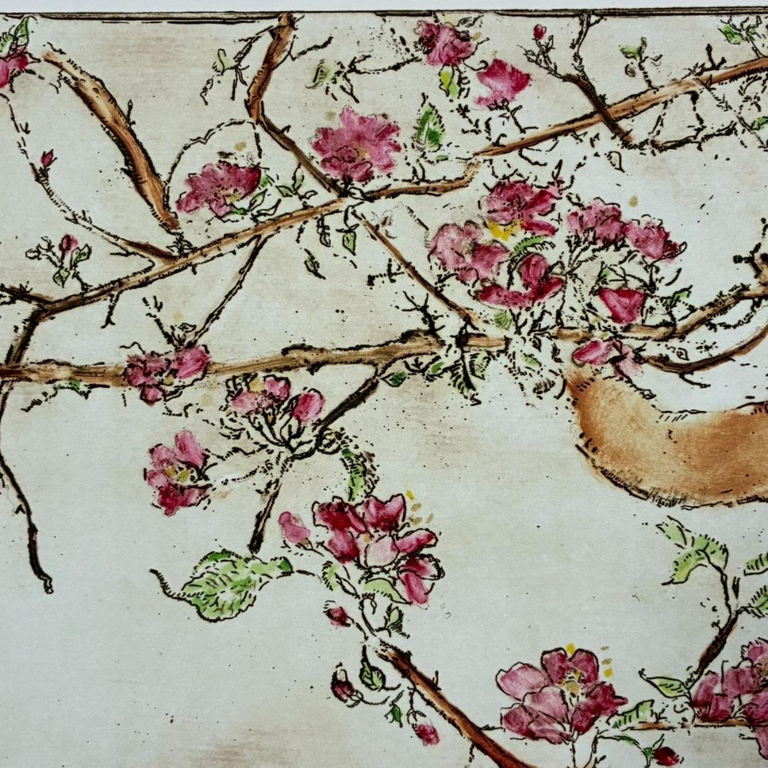美品 ジョアン・アイザック「Apple～/林檎の花」ジクレー サイン・保証書有