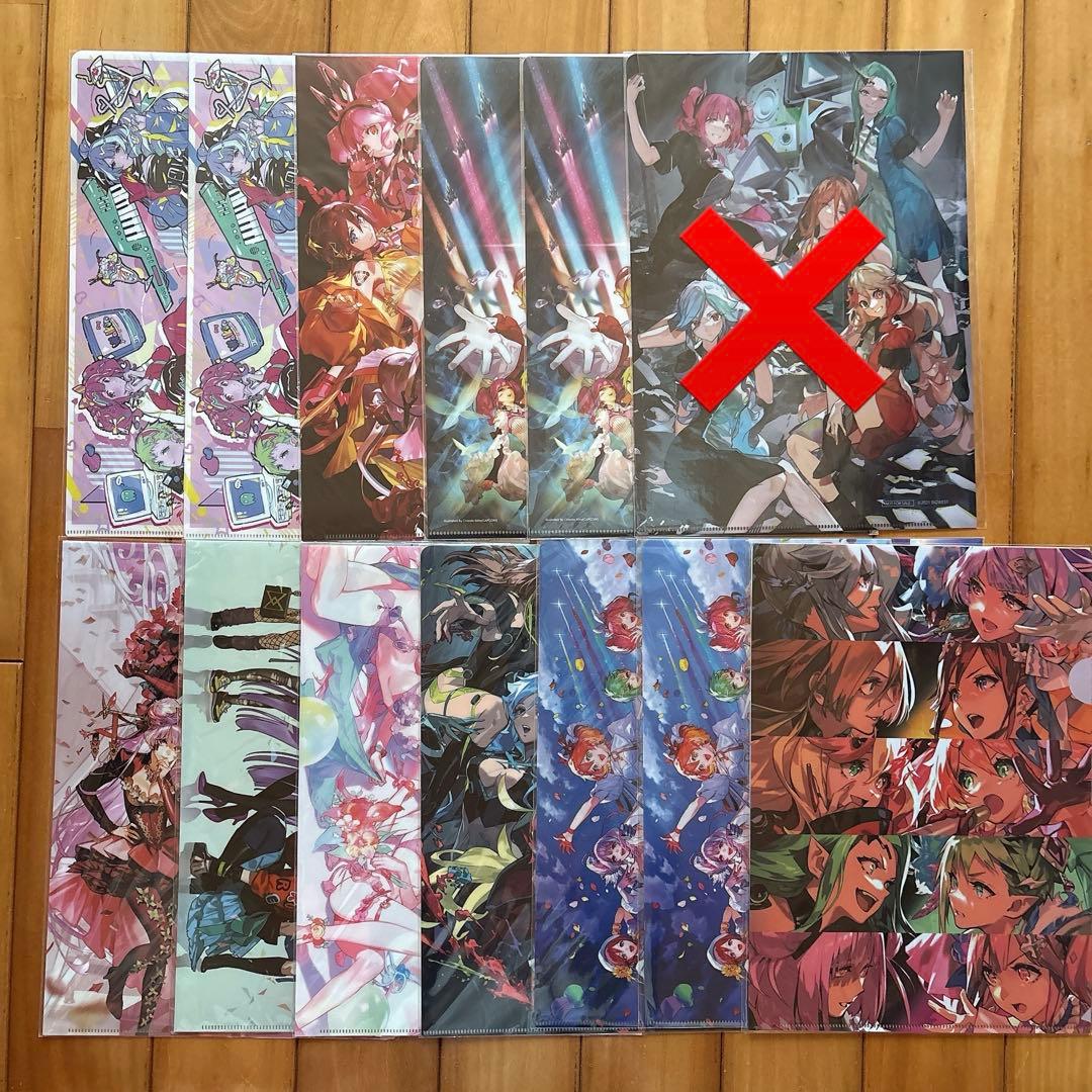 マクロスデルタ マクロスF オシャレマクロス A4クリアファイル まとめ売り