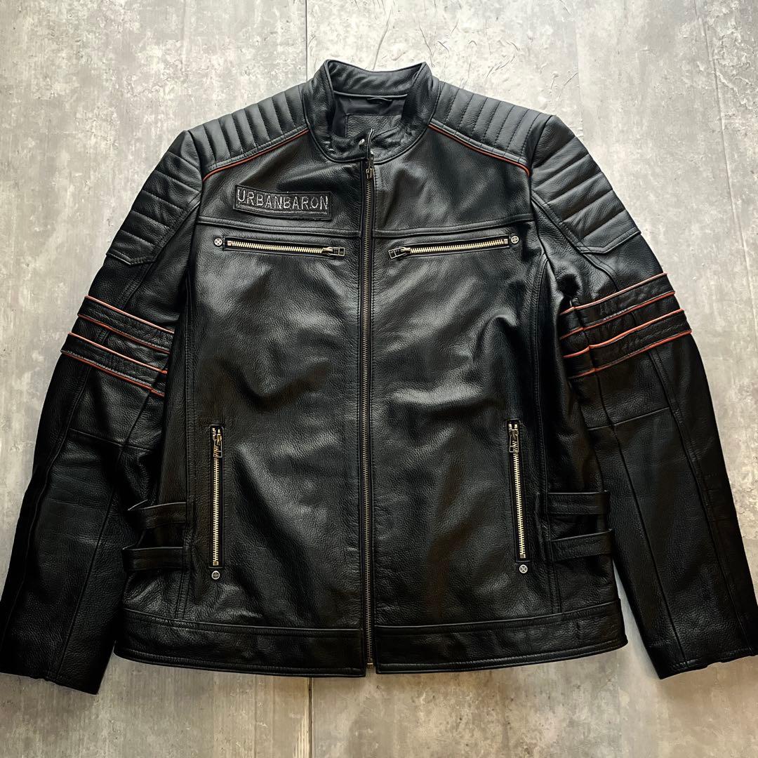 ジャケット・アウター archive skull cow skin leather jkt y2k