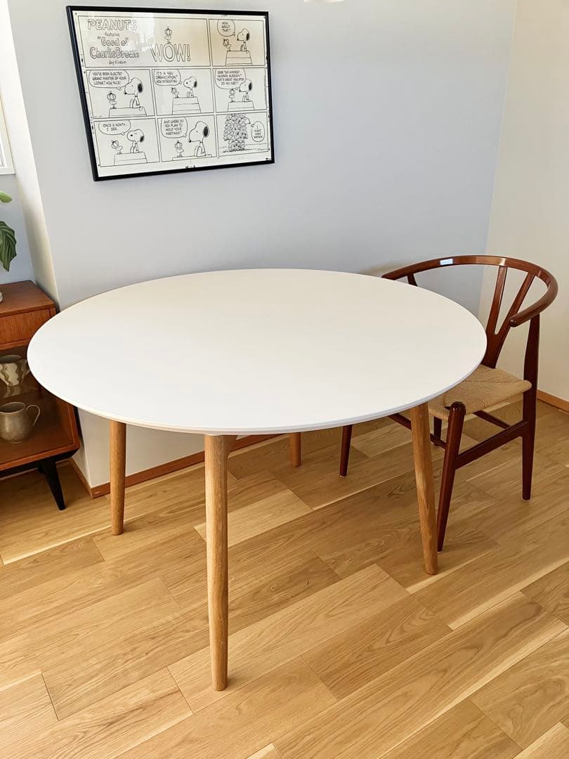 【ゆうコング】カールアンドハンセン BA103 丸 テーブル ダイニング