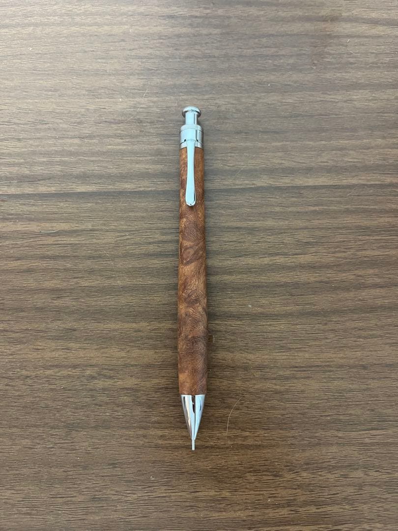 【美品】工房楔　花梨瘤杢　0.5mm 固定式口金