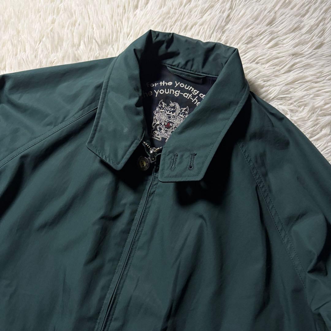 Y*H様 美品■VAN JACKET スウィングトップ　アーチロゴ　刺繍　グリー