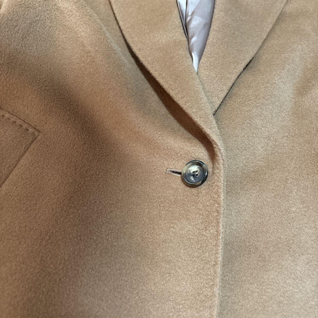 23区 ウール　カシミヤ混 ロングコート キャメル 38サイズ　オンワード樫山