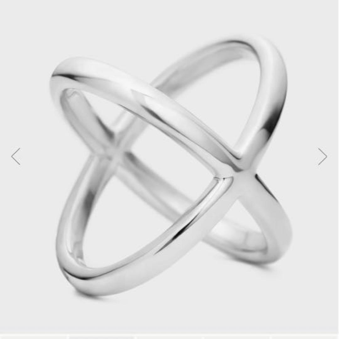 アガット シルバー クロス リング 13号