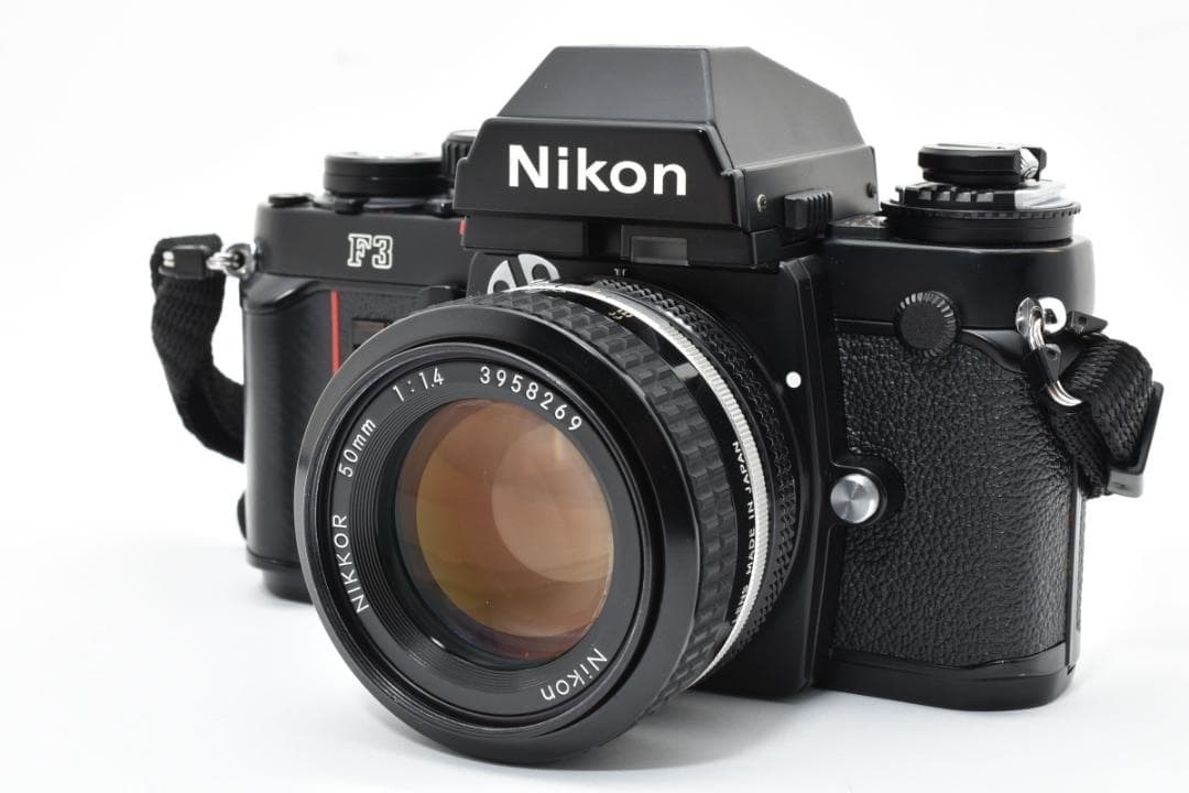 ★極上品★ Nikon F3 ベンツ革 / NIKKOR 50mm F1.4