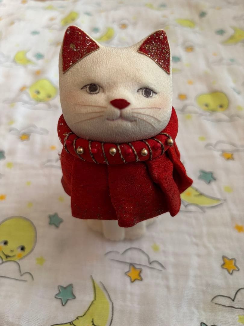 ちりめんねこ　作家　西野美津子　様　ちりめん人形