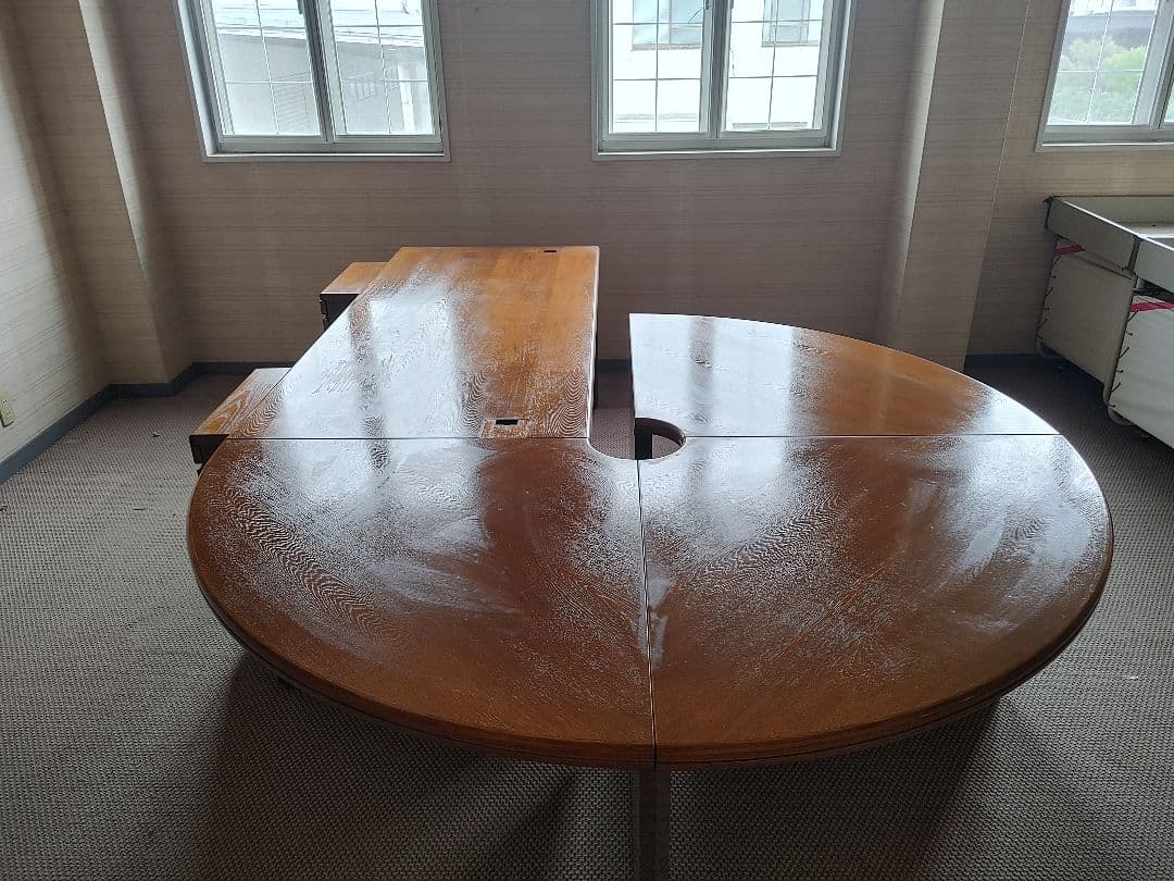 アンティーク調　木製オフィステーブル