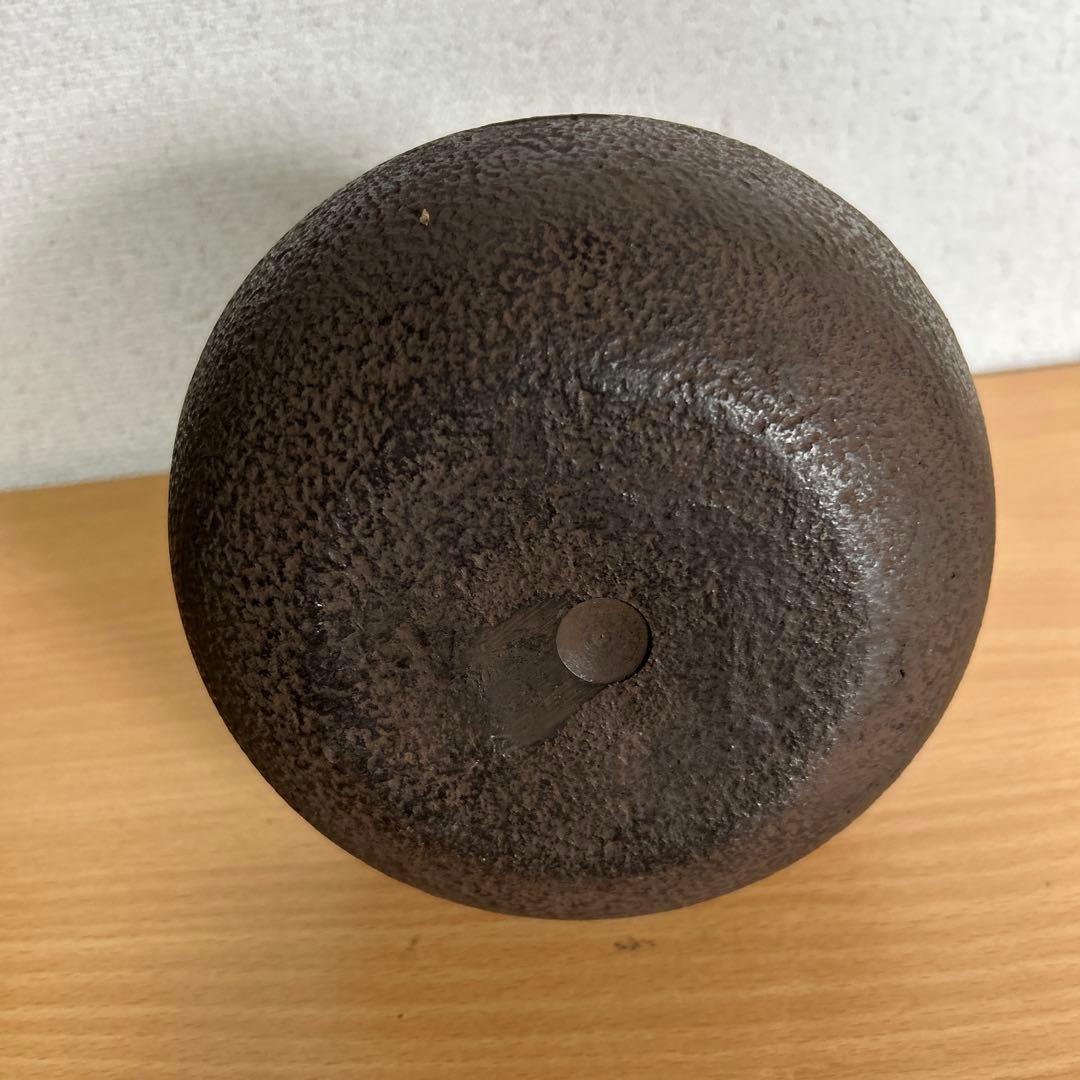 裏千家15世鵬雲斎大宗 『大鶴首釜』13代大西浄長造千家十職