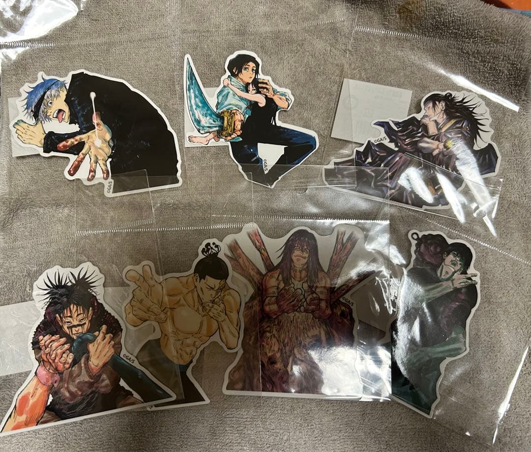 呪術廻戦 ダイカットステッカー 領域展開フェア2022 6枚セット