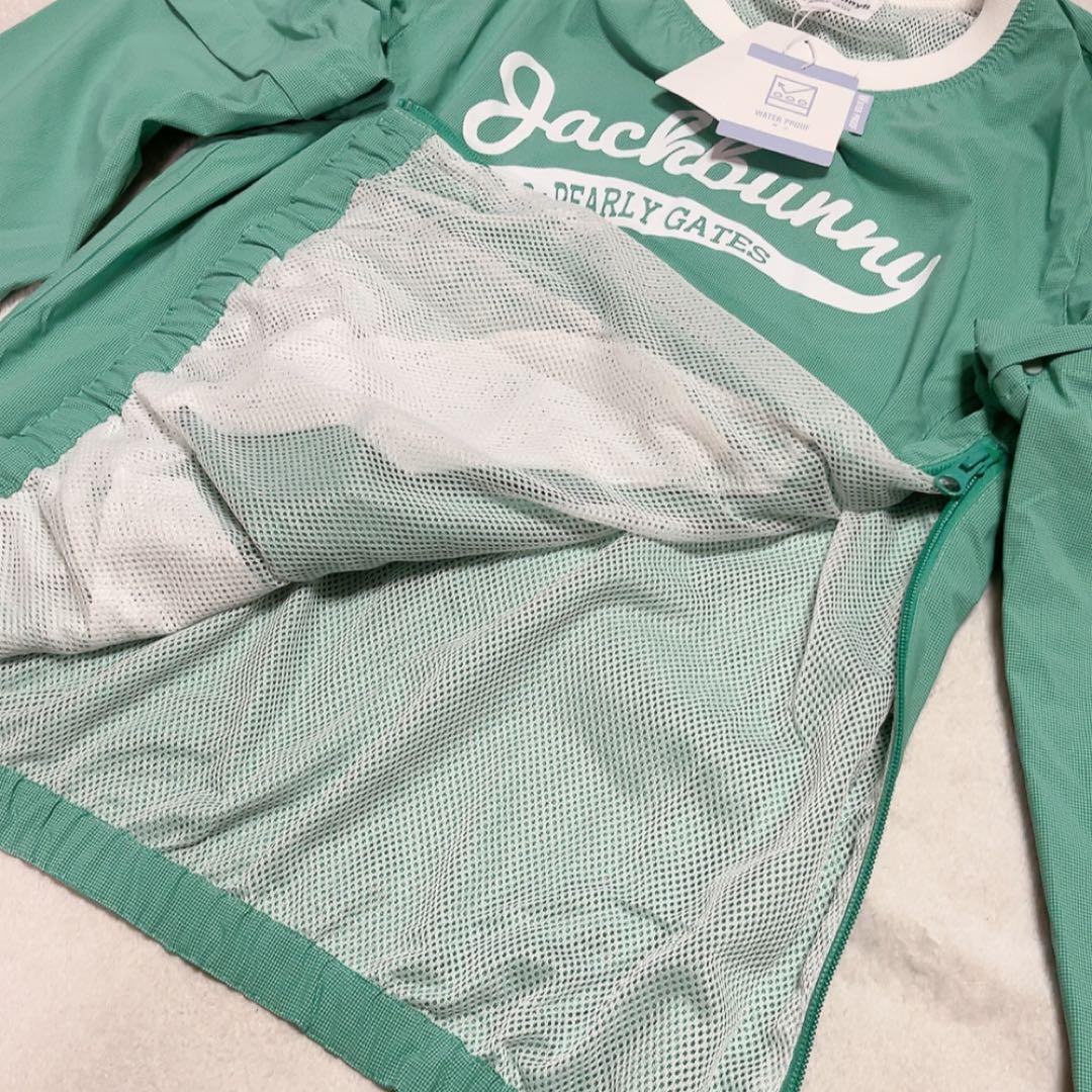 新品　ジャックバニー ２WAY　撥水　スニード　半袖　長袖　メッシュ　グリーン