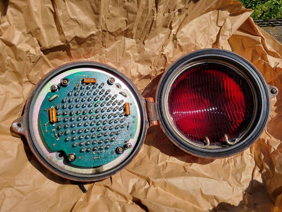 【希少】鉄道部品 201系 後部標識灯 テールライト