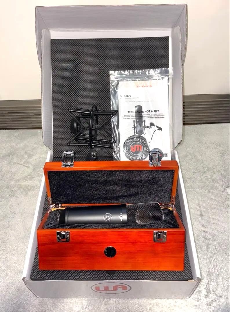 WA-87R2 コンデンサーマイク ケースショックマウント付き