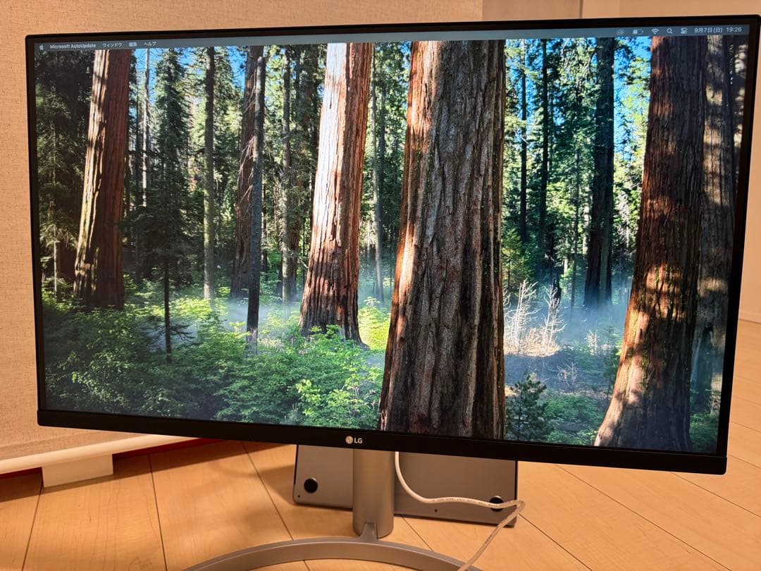 2025年製 美品 LG 4K モニター ディスプレイ 32UN650K-W