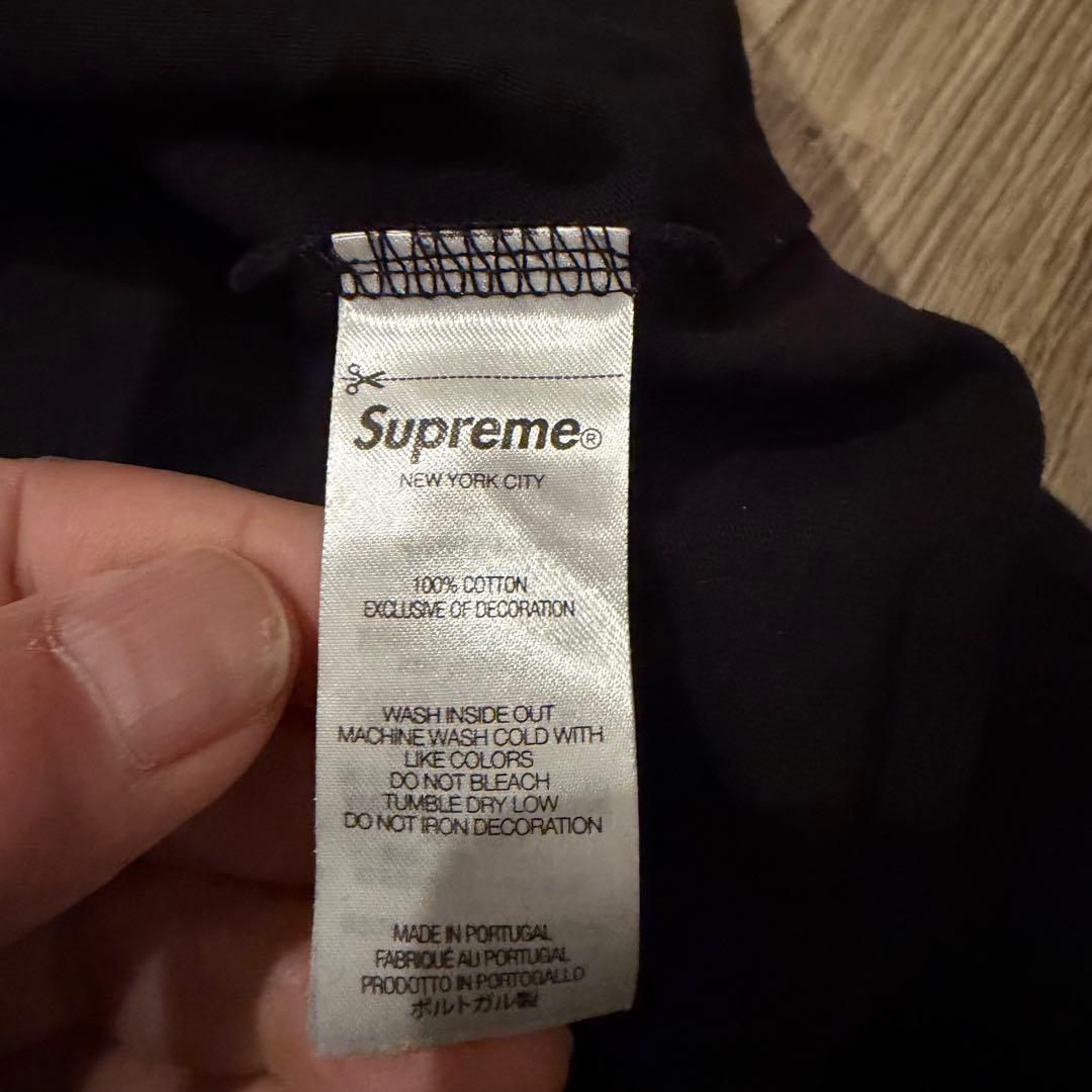 Supreme ブラック Tシャツ XXL