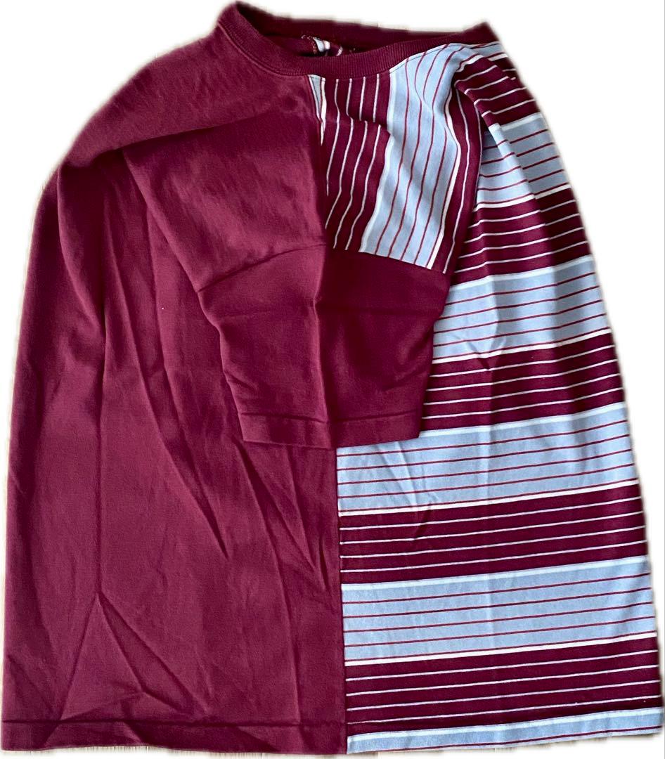 入手困難 Butcher products 反転ボーダーTシャツ アットラスト