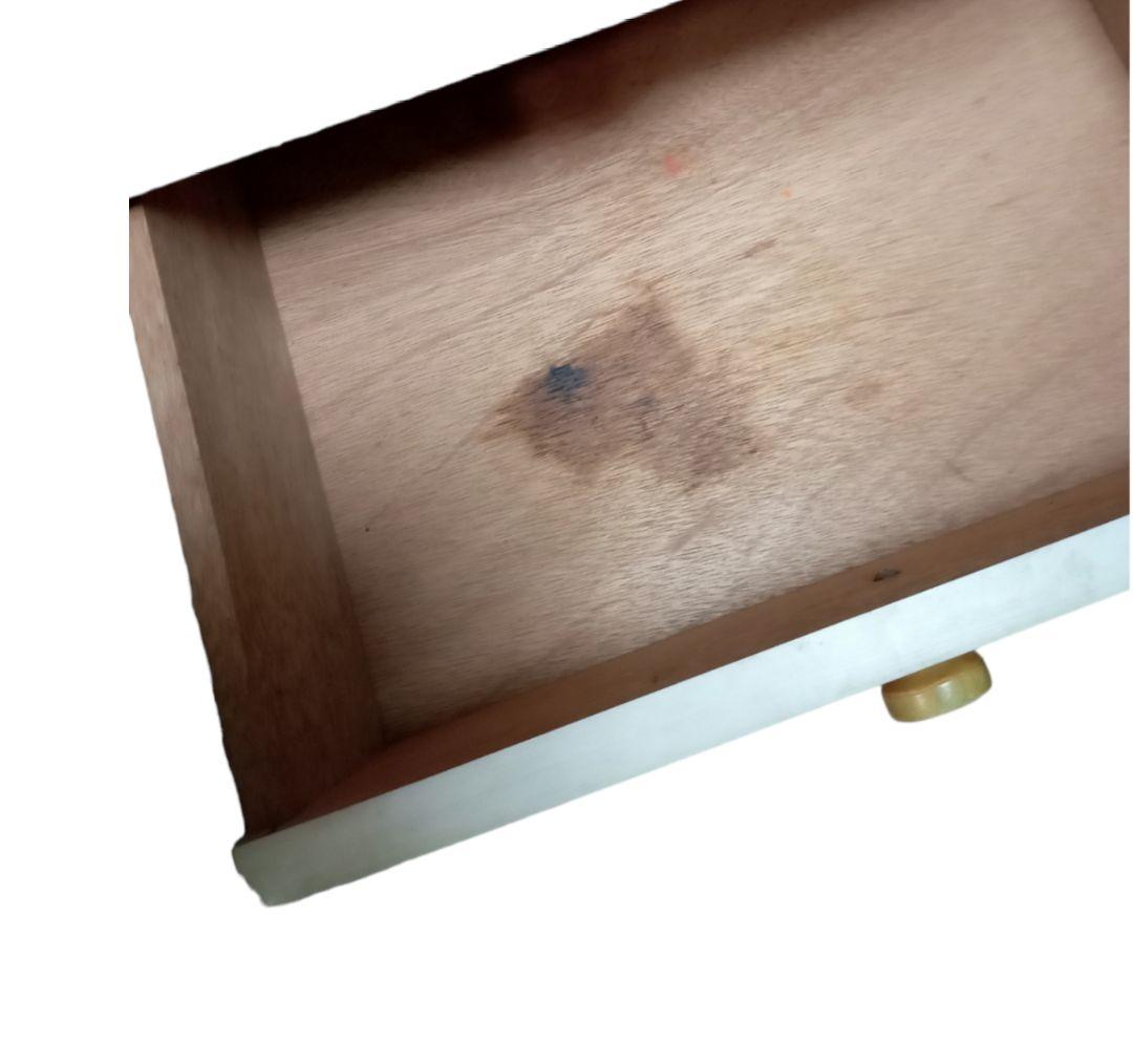 昭和レトロ　レトロ　チェスト　引出し　タンス　花柄　オレンジ