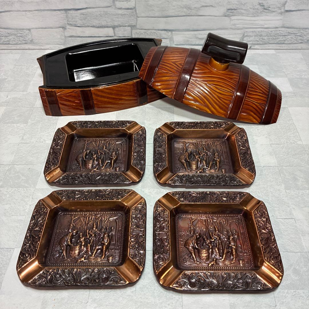 トヨタカローラ 非売品 銅 灰皿 昭和 レトロ