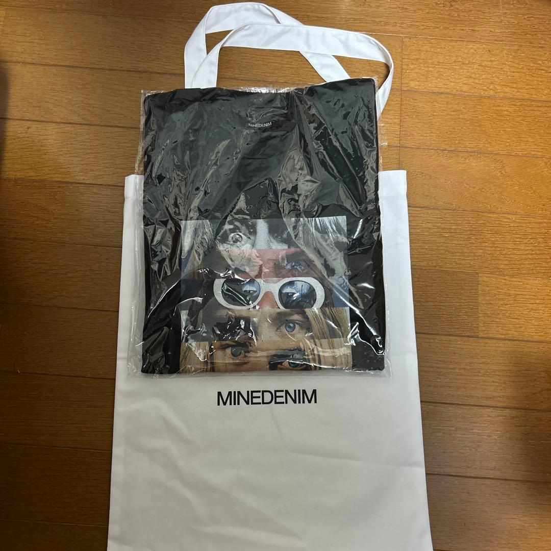 MINEDENIM Eye Print Crewneck T-SH L 即完売品