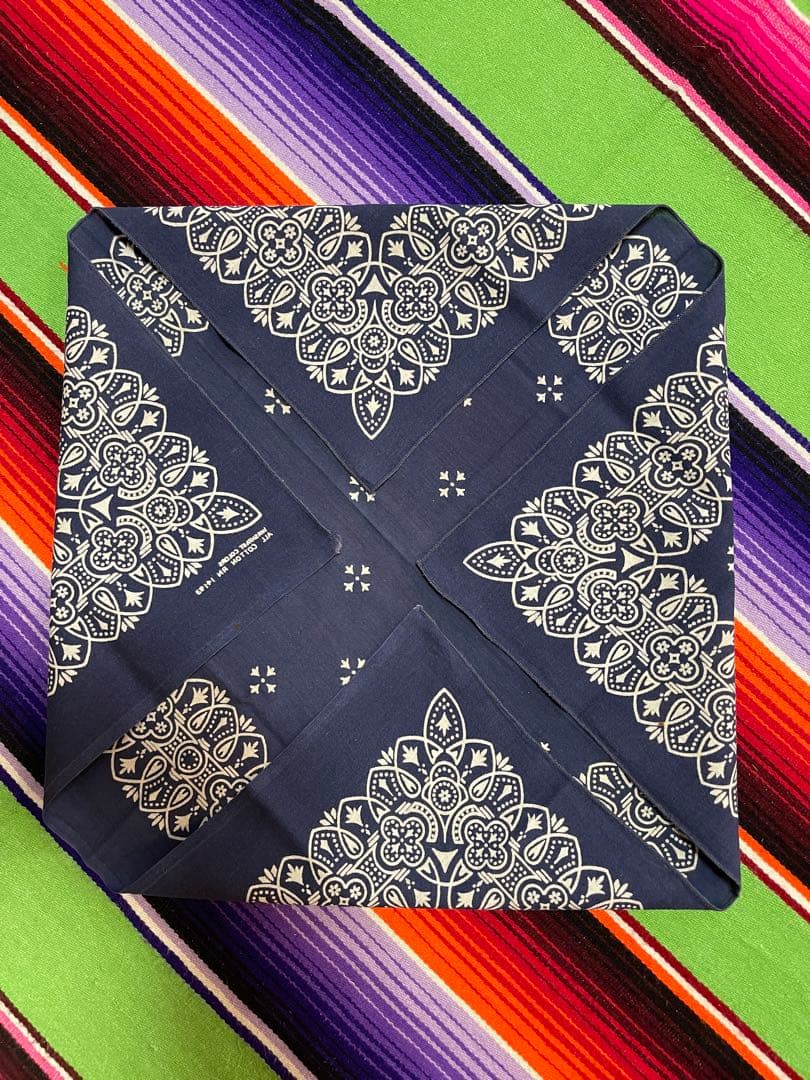 【Special】⑧⓪⑤60s USA製 バンダナ WAMCRAFT アイアン柄