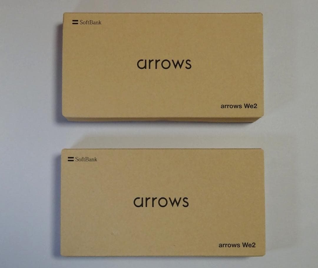 【新品未使用】arrows We2 ホワイト 2台セット
