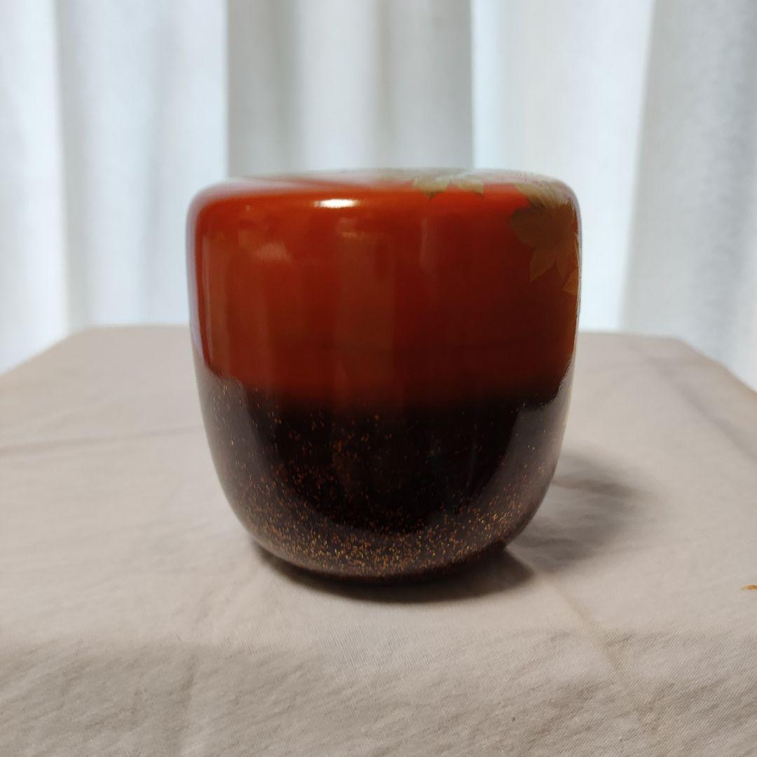 茶道具◆楓葉蒔絵大棗◆吉田華正