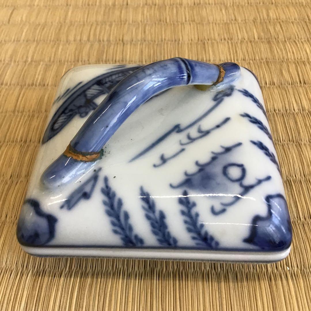 ⭐️茶道具　香合　隅田川香合　景雲作　共箱　S237KG