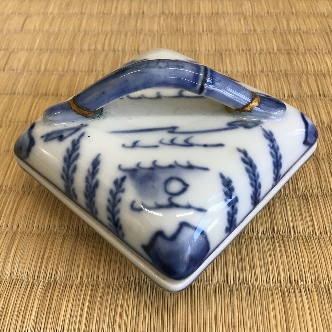 ⭐️茶道具　香合　隅田川香合　景雲作　共箱　S237KG