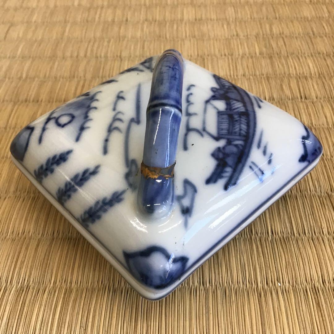 ⭐️茶道具　香合　隅田川香合　景雲作　共箱　S237KG