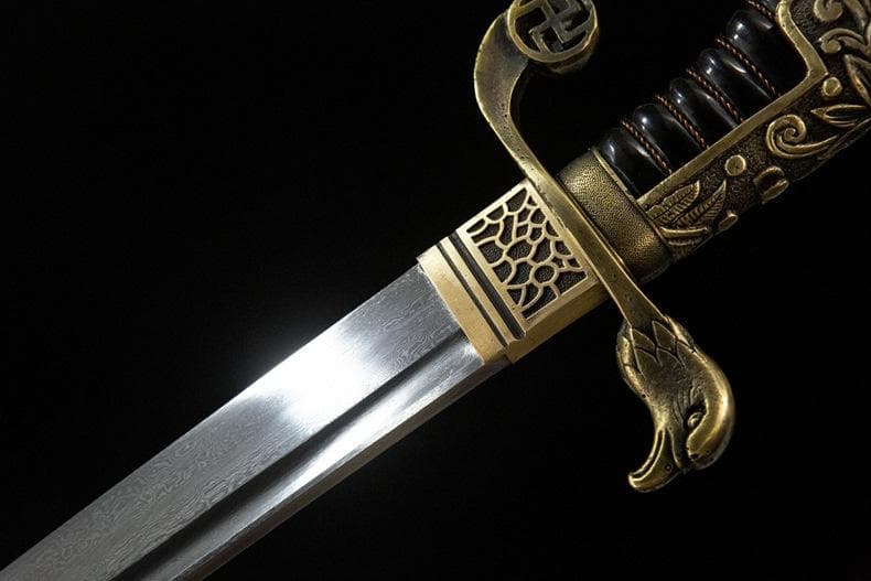 一体純銅模様鋼 日本刀 模造刀 居合刀 武士道 武蔵 鑑賞用 手鍛造打