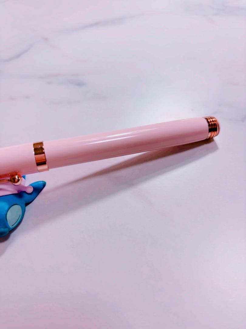 石丸文行堂オリジナル長崎美景ガラス万年筆 白木峰グレースピンク