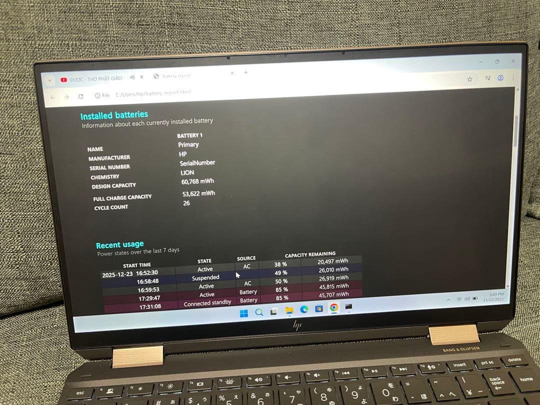 Windowsノート本体 HP Spectre x360 i7 10th 16GB1TB