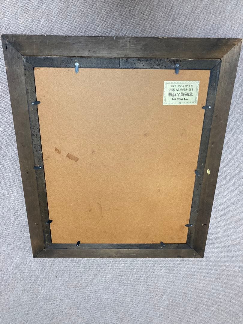 丸枠 全紙 額縁 アンティーク 高級輸入額縁