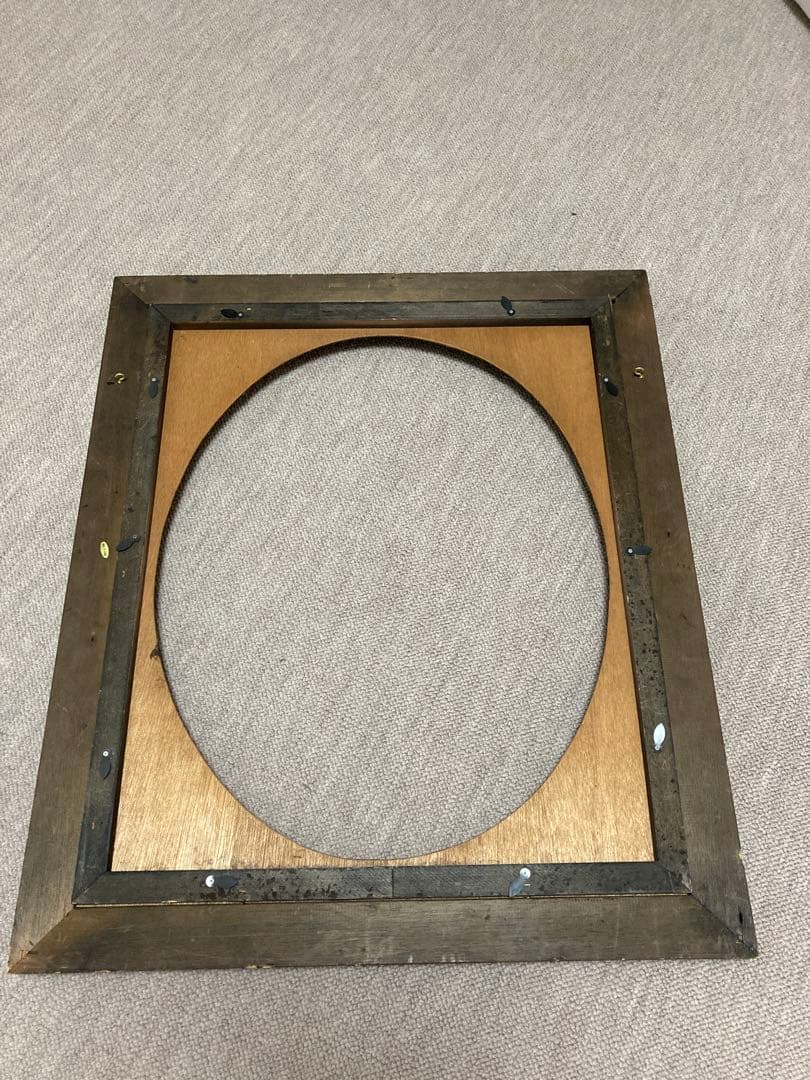 丸枠 全紙 額縁 アンティーク 高級輸入額縁
