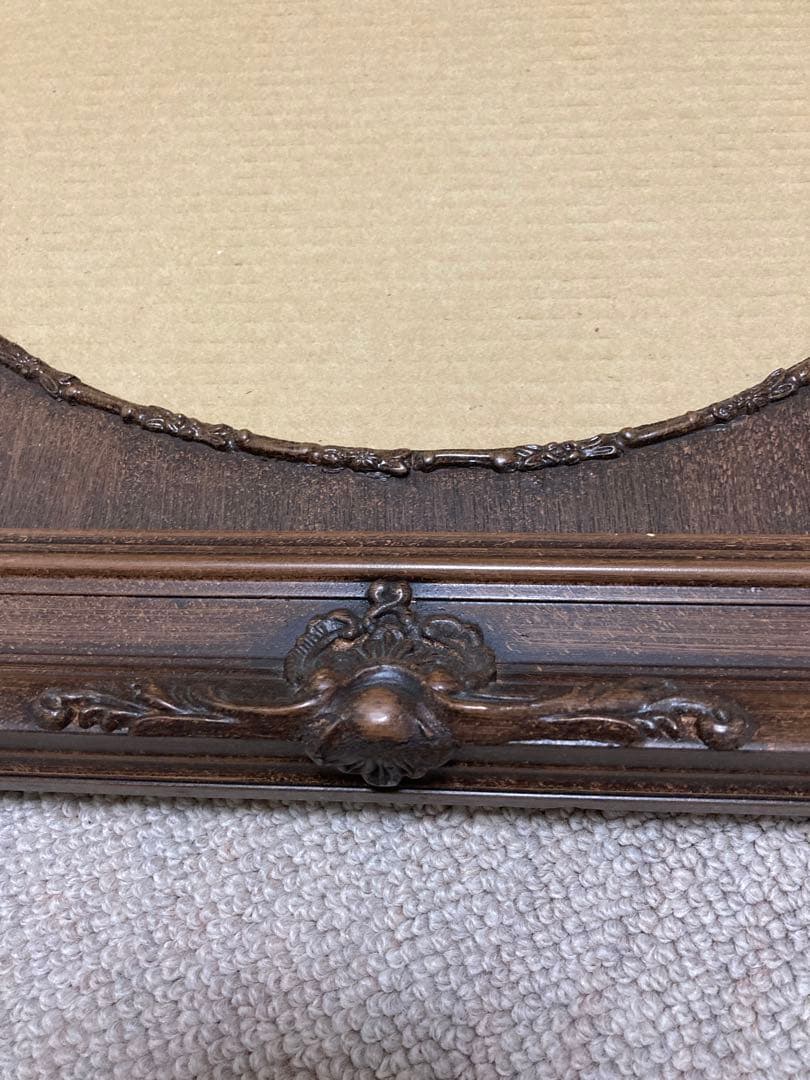 丸枠 全紙 額縁 アンティーク 高級輸入額縁