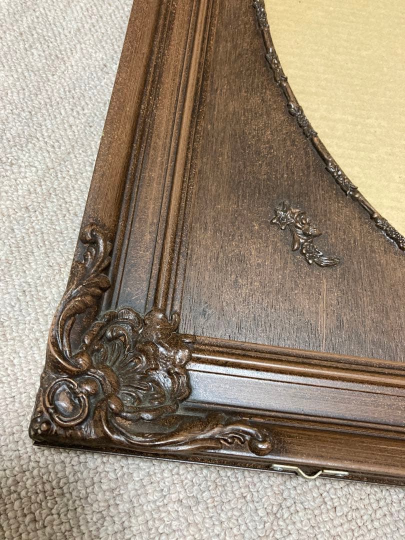 丸枠 全紙 額縁 アンティーク 高級輸入額縁