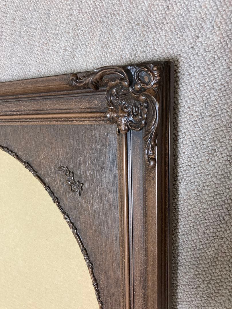 丸枠 全紙 額縁 アンティーク 高級輸入額縁