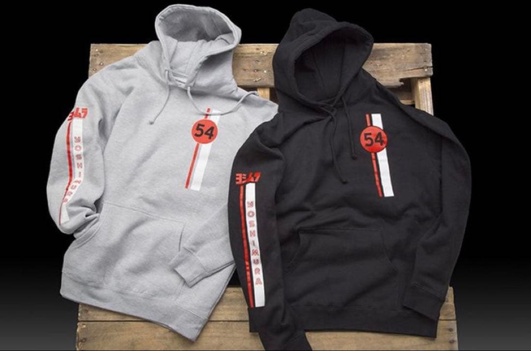 新品　USヨシムラ Racing Stripe Hoodie XL