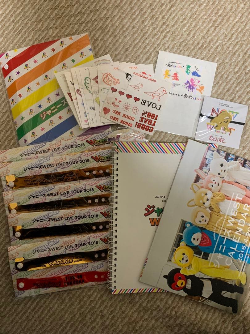 値下げ！ジャニーズWEST 重岡大毅 グッズ ペンライト うちわ まとめ売り