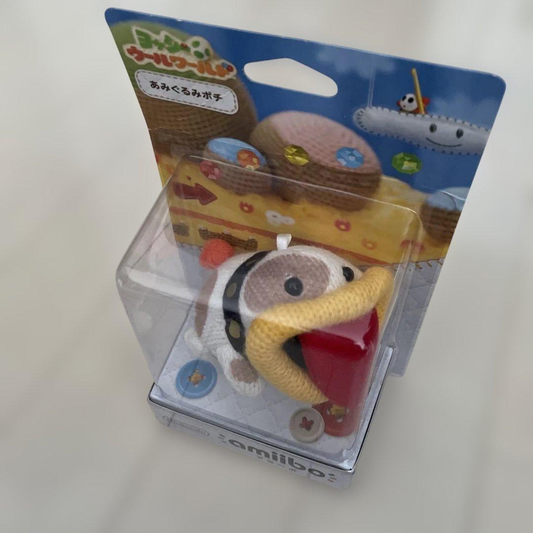 新品amiibo あみぐるみポチ　アミーボ ウールワールド ポチ