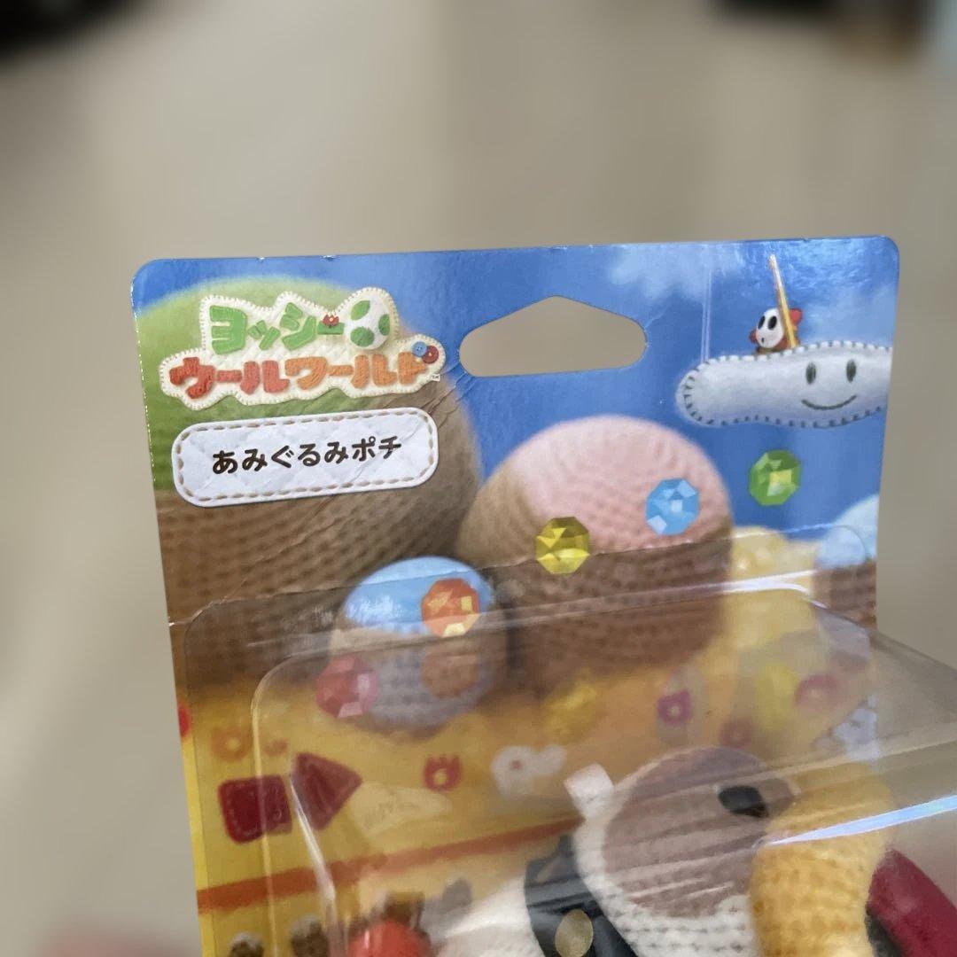 新品amiibo あみぐるみポチ　アミーボ ウールワールド ポチ
