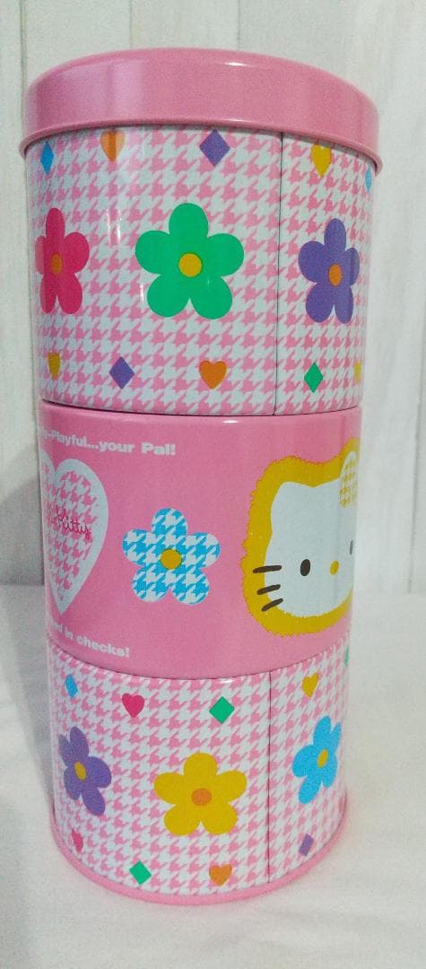 キティ　缶　トランクバッグ　小物入れ　ケース