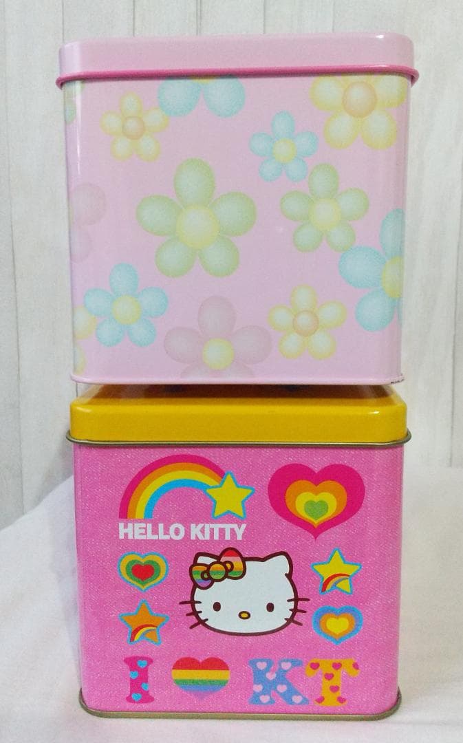 キティ　缶　トランクバッグ　小物入れ　ケース