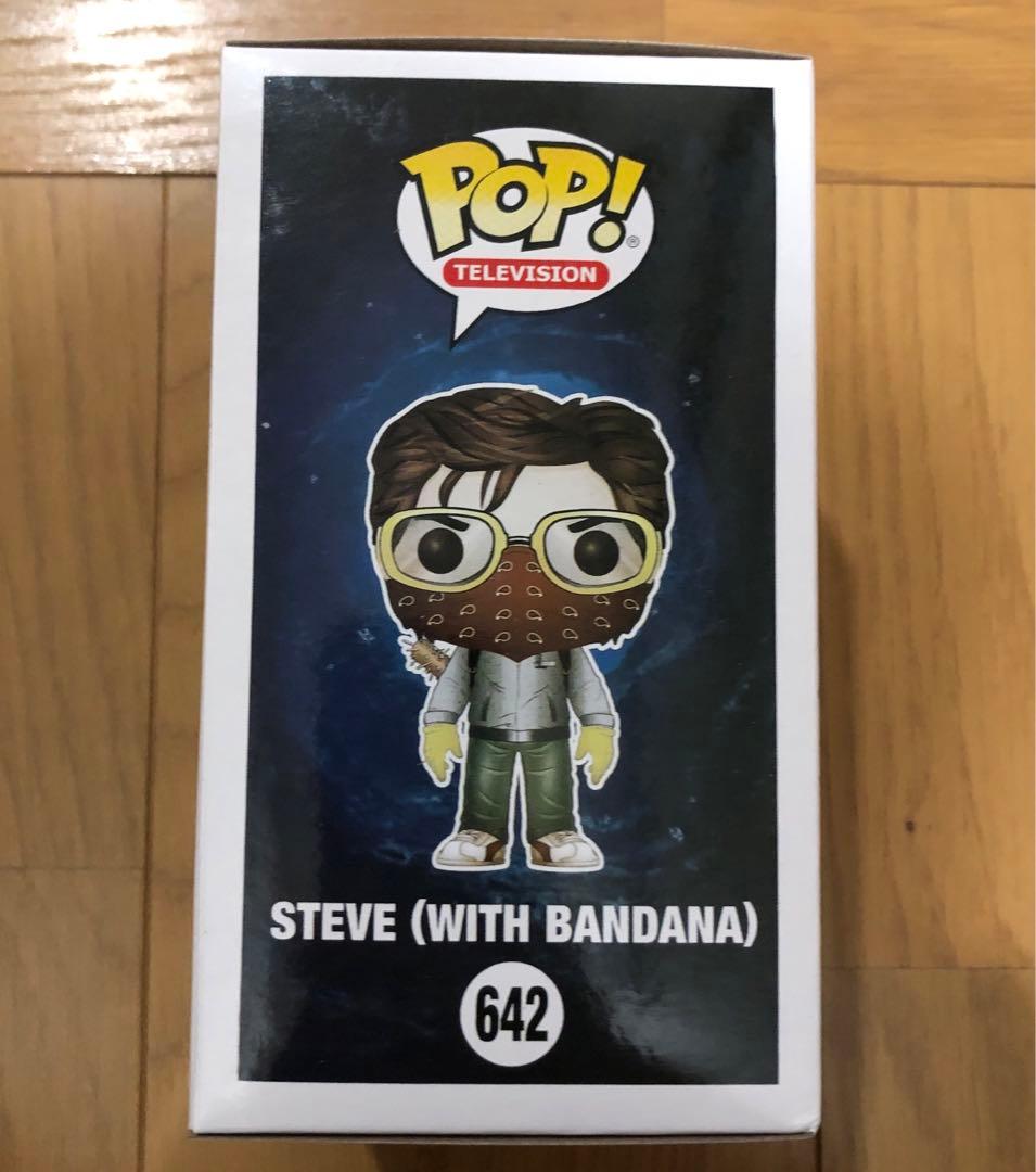 希少 ファンコ pop ストレンジャーシングス スティーブ バンダナ フィギュア