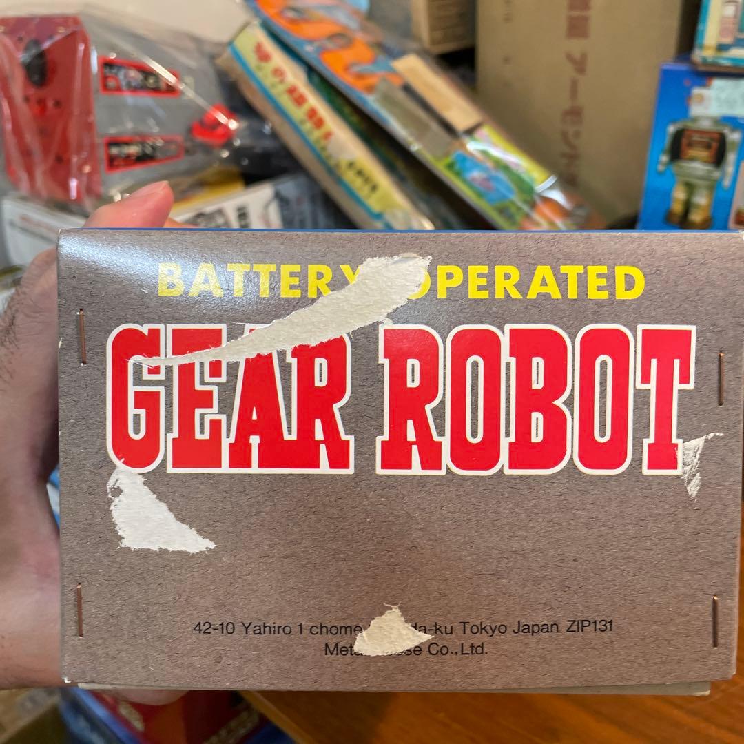 新品保管品メタル社ギアロボ未使用シルバー&ゴールド（A社無在庫転売屋に注意して）