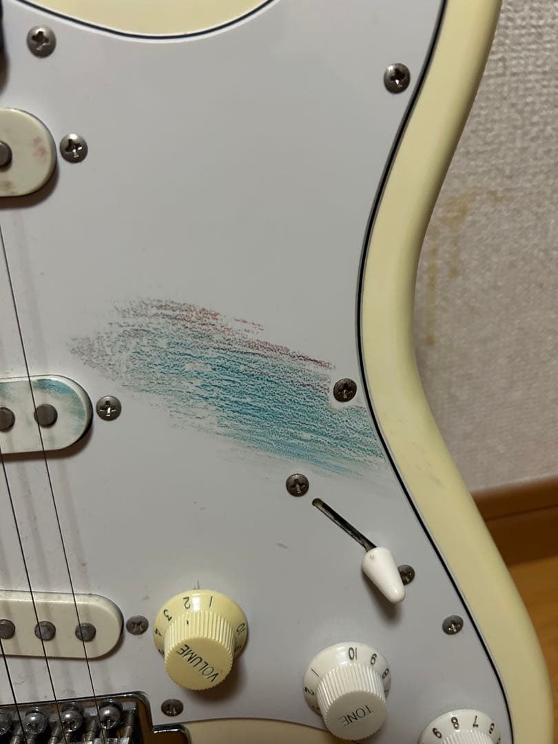 アイボリー エレキギター シングルコイル