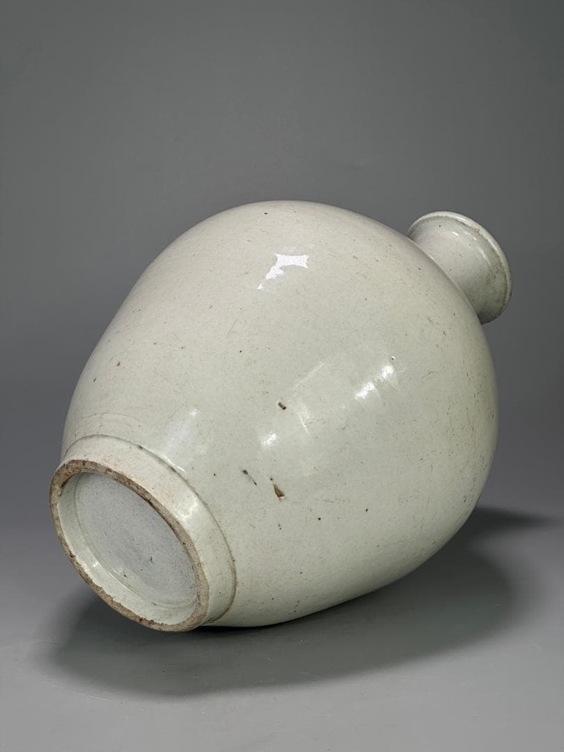 日本美術　白磁　伊万里　大徳利　花瓶　時代焼物